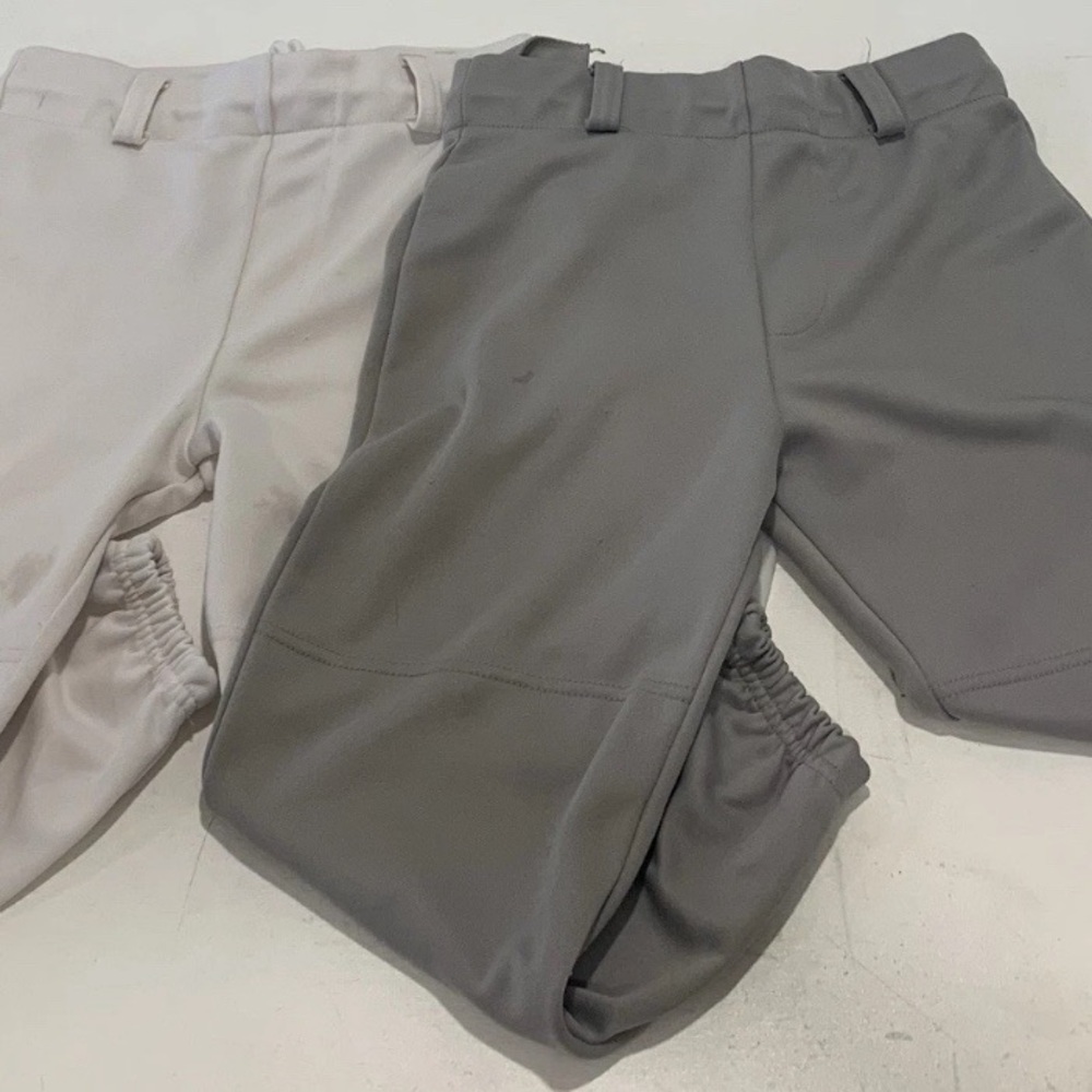 EASTON Baseball knickers Bundle Of 2 White And Gray Size Large
